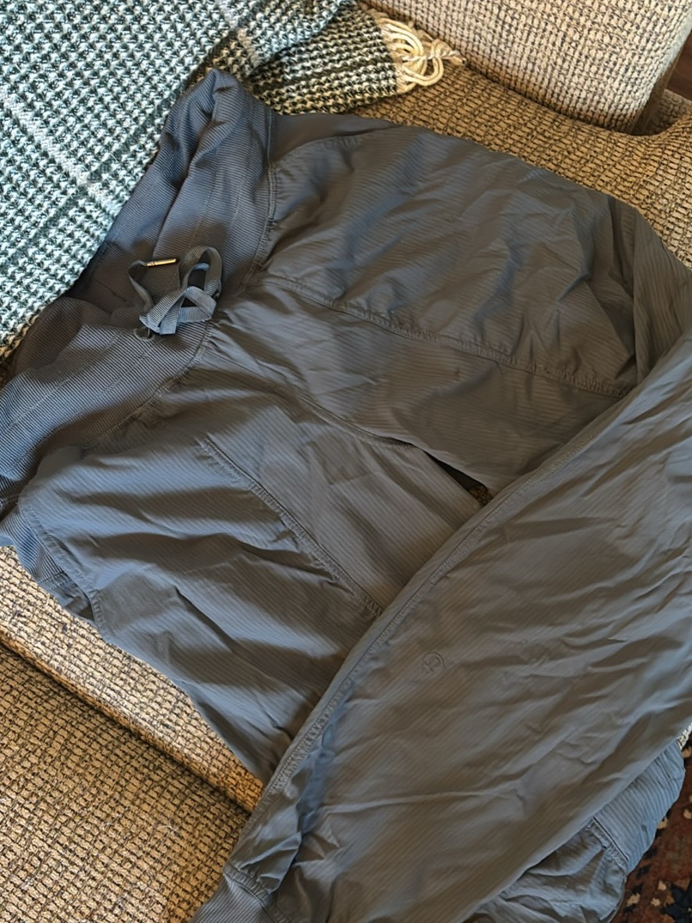 Studio dance joggers lululemon athletica Gray Track Pants / Joggers (steam blue)
